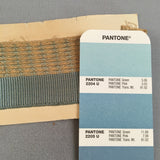 antique french titanic edwardian ribbon light blue cream grosgrain