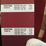 antique burgandy red white ivory striped satin silk organza ribbon extra wide