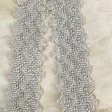 vintage dove great step picot zig zag jacquard trim french ribbon antique