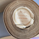 antique victorian french grosgrain raffia ribbon millinery purple ivory