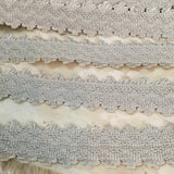 vintage dove great step picot zig zag jacquard trim french ribbon antique