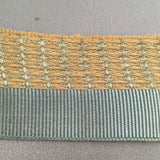 antique french titanic edwardian ribbon light blue cream grosgrain