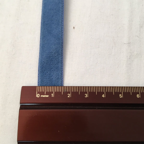 Bermuda Blue Velvet Ribbon Vintage from France 16mm