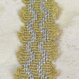 antique gold dove great stepped picot trim ribbon passementerie galon victorian regency