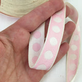 petal pink polka dot white ribbon france french vintage