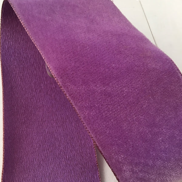 Vintage Violet Purple 2” Satin Backed Velvet Ribbon